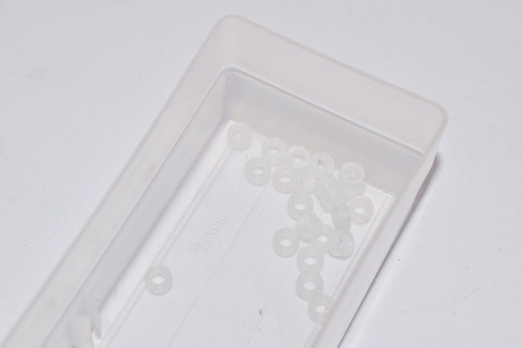 Lot of 22 NEW 93657A803 McMaster-Carr Nylon Unthreaded Spacers 6 mm OD, 3 mm Long