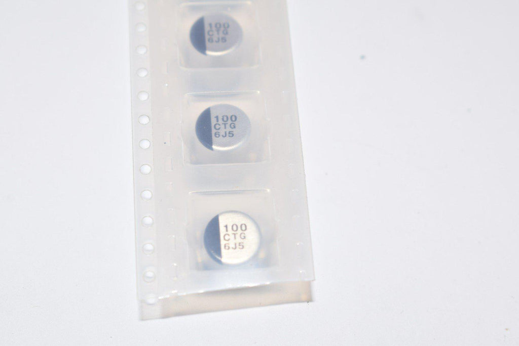 Lot of 24 NEW Panasonic Electronic Components EEV-TG1C101P CAP ALUM 100UF 20% 16V SMD