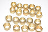 Lot of 24 NEW Parker Brass Compression Plug Accessory Fittings, 1/2''