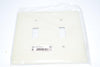 Lot of 25 NEW HUBBELL NP21 Wiring Device-Kellems Wallplate, 2 Gangs, Standard Ivory