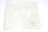 Lot of 25 NEW HUBBELL NP21 Wiring Device-Kellems Wallplate, 2 Gangs, Standard Ivory