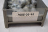 Lot of 29 NEW Brennan 7005-06-18 Straight Adapter - 3/8 in Male JIC 37� Flare x 18 mm Male Metric, Steel