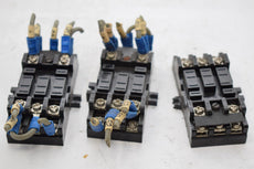 Lot of 3 Gould 10A 300V Terminal Blocks