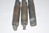 Lot of 3 HSS 55/64'' Taper Shank Drill 3/4'' Shank