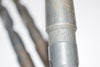 Lot of 3 HSS 55/64'' Taper Shank Drill 3/4'' Shank