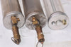 Lot of 3 Lube Devices Sight Glass Cylinders