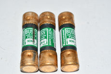 Lot of 3 NEW Bussmann NON-8, 8 Amp 250V Cartridge Fuse