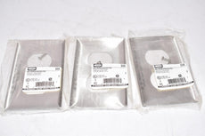 Lot of 3 NEW Hubbell Wiring 1-Gang Duplex Wall Plate 302/304 Stainless Steel SS8