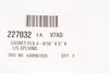 Lot of 3 NEW PAC MECH, Pacific Mechanial Supply, Flex Gaskets,Part: 227032, 4-9/16'' x 5'' x .125''