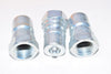 Lot of 3 NEW Parker, Model: 31A889, 3/8''-18 Steel Hydraulic Coupler Nipple, 3/8'' Body Size