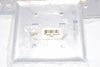 Lot of 3 NEW PASS & SEYMOUR SMOOTH ALUMINUM 2G 2 TOGGLE WALL PLATES SA2