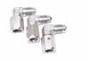 Lot of 3 Parker Hydraulic Elbow Fittings 3/8'' x 3/8'' x 1-1/4'' OAL