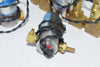 Lot of 3 Parker Skinner B2DX281 Solenoid Valves With Fittings 24VDC