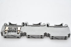 Lot of 3 Phoenix Contact Typ MTKD Gray Terminal Blocks 300V 10A