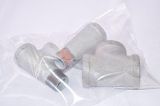 Lot of 3 Threaded Pipe Tee Fittings, Plumber Fittings