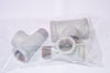 Lot of 3 Threaded Pipe Tee Fittings, Plumber Fittings