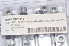 LOT OF 30 NEW Spraying Systems 16429-040-416HSS Spray Nozzle Tips