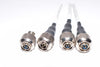 Lot of 4 Glenair 801-007-16M6-23PA Connector Circular PIN Crimp ST Cable Mount 1 Port