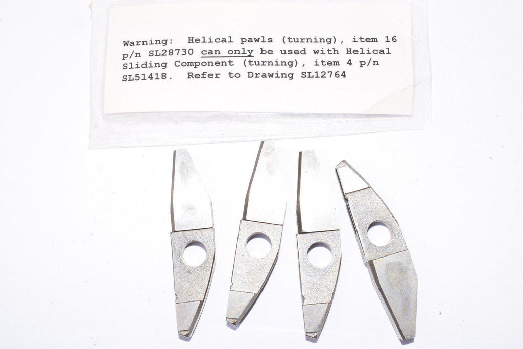 Lot of 4 Helical SL28730 Pawls Turning Sliding Component, SL51418