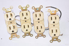 Lot of 4 Leviton 15A 125V Receptacles