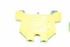 Lot of 4 Morsettitalia Euro E4 Green / Yellow Terminal Block 24-10 AWG