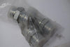 Lot of 4 NEW Brennan 7001-16-33 Straight Adapter - 1 in Male JIC 37� Flare x 33 mm Male Metric
