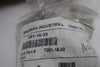 Lot of 4 NEW Brennan 7001-16-33 Straight Adapter - 1 in Male JIC 37� Flare x 33 mm Male Metric