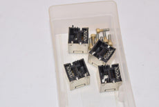 Lot of 4 NEW Molex, LLC 85508-0001 CONN MOD JACK 8P8C VERT SHIELDED