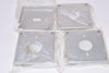 Lot of 4 NEW Thomas & Betts 454 Pre-Galvanized Steel Industrial Device Cover 4-Inch x 4-Inch x 1/2-Inch