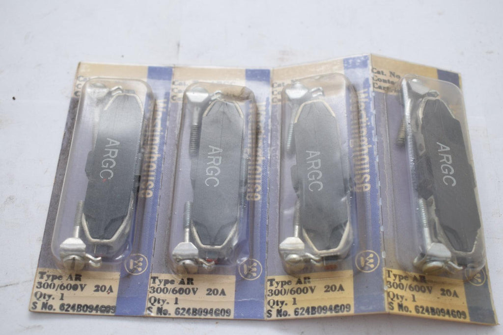 Lot of 4 NEW WESTINGHOUSE ARGC Contact Cartridge AR 300/600V 20A 624B0964G09