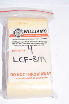 Lot of 4 NEW Williams Instrument Company Part: LCF-8M