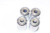 Lot of 4 Objective Microscope Eye Pieces 1-1/4'' OAL x 5/8'' W