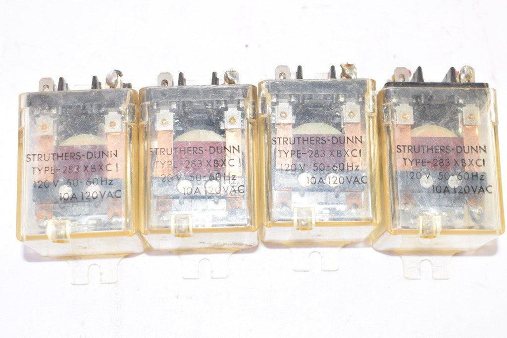 Lot of 4 Struthers-Dunn 283XBXC1 120V 50-60Hz Relays