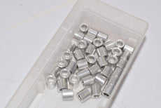 Lot of 40 NEW 92510A543 Aluminum Unthreaded Spacer 5/16'' OD, 5/16'' Long, for Number 8 Screw Size