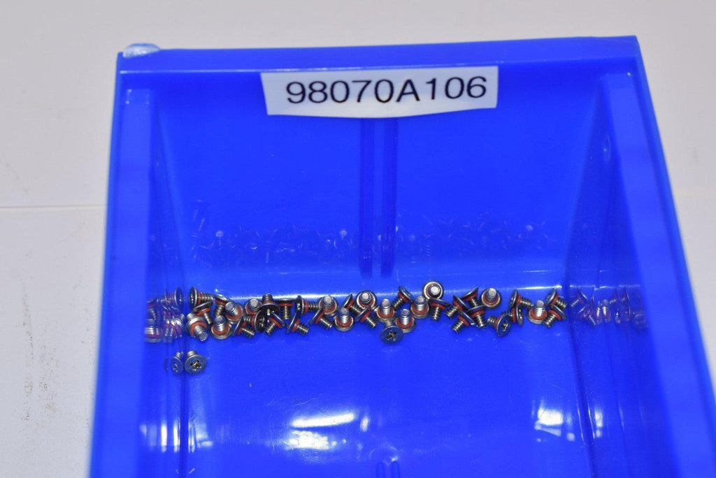 Lot of 40 NEW Sealing Flat Head Screws 100 Degree Countersink Angle, 4-40 Thread, 3/16'' L 98070A106