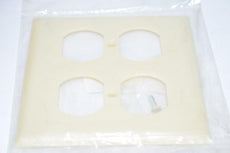 Lot of 47 NEW Hubbell NP82I Wall Plate; 2-G; 2) Duplex; Ivory