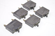 Lot of 5 Airpax Electronics APL1 Circuit Breaker Switches 20 Amps 50V MAX