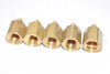 Lot of 5 Brass Parker Pneumatic Fittings, Air Fittings