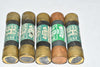 Lot of 5 Bussmann NON-50 One Time Cartridge Fuse, Type NON, 50 Amp