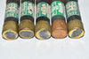 Lot of 5 Bussmann NON-50 One Time Cartridge Fuse, Type NON, 50 Amp