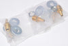 Lot of 5 Clippard Barb & Washer Assembly Kits, Brass, 1'' OAL
