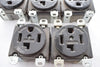Lot of 5 Hubbell 30A 125/250V Plug Receptacles