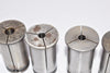 Lot of 5 LYNDEX NIKKEN Straight Collets Milling Chuck Mixed Sizes Machinist Tooling