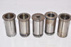 Lot of 5 LYNDEX NIKKEN Straight Collets, Mixed Lot Mixed Sizes Machinist Tooling