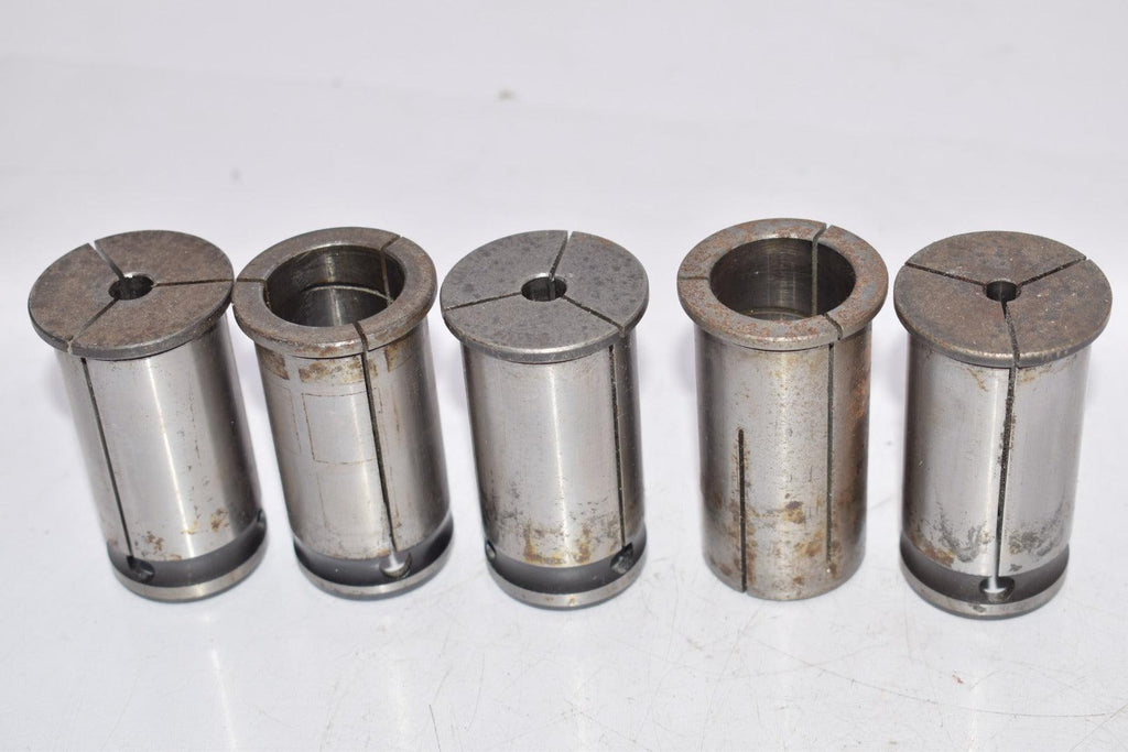 Lot of 5 LYNDEX NIKKEN Straight Collets, Mixed Lot Mixed Sizes