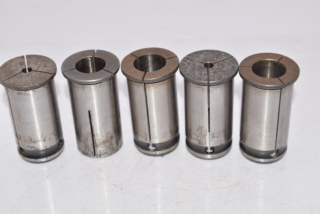 Lot of 5 LYNDEX NIKKEN Straight Collets, Mixed Sizes