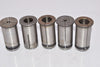Lot of 5 LYNDEX NIKKEN Straight Collets, Mixed Sizes