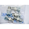 Lot of 5 MISUMI YCPFG33F Hydraulic Fittings - Straight, Male, PT Threaded, PF