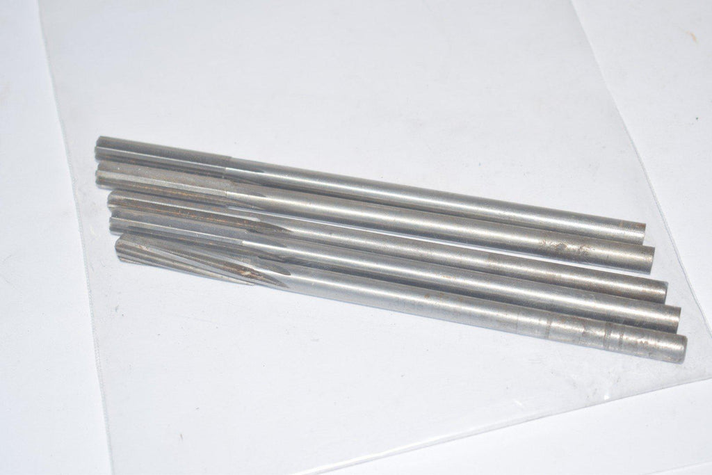 Lot of 5 Mixed Lot Chucking Reamers HSS, Mixed Sizes/Brand