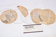 Lot of 5 NEW Anchor 55SG, Glass, Clear, 4'' Dia